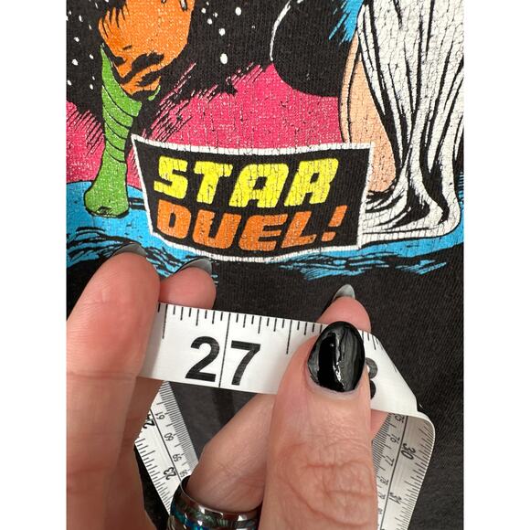 Star Wars Shirt Mens 3XL Black Graphic Tee Mad Engine Luke Darth Vader Colorful - Picture 5 of 5